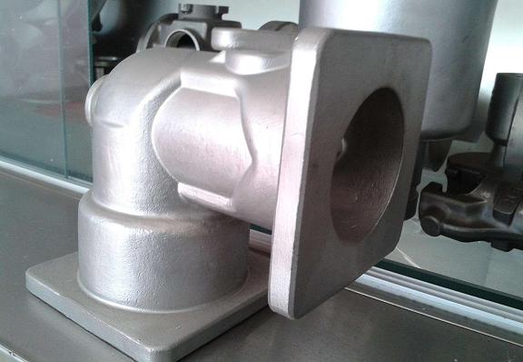 cast steel valve component